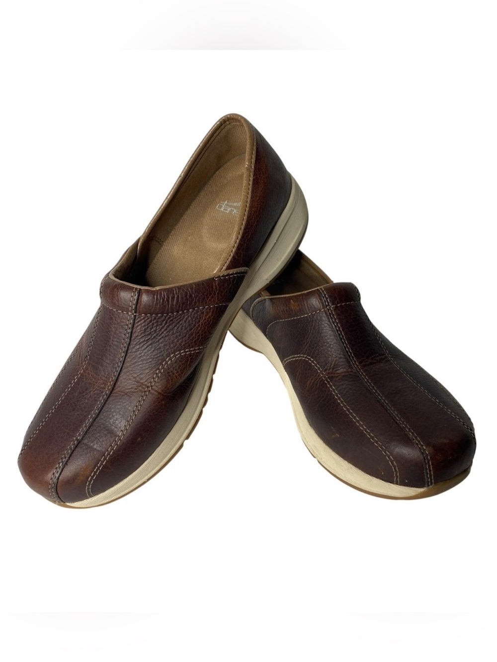 Dansko Shoes Womens‎ Size 40 Brown Leather Slip On Comfort Loafer Casual Walking